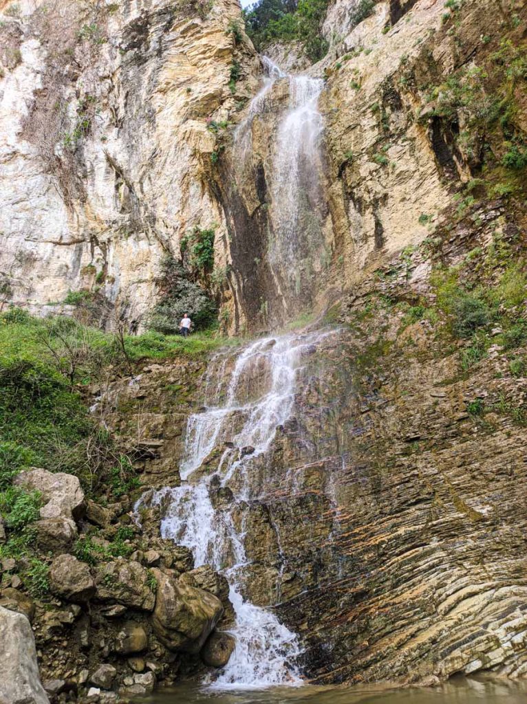 Kleisoura Waterfalls in Aitoloakarnania, Greece