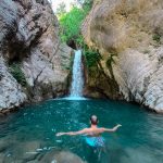 Waterfall near Sitomena village in Aitoloakarnania Greece