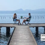 Η προβλήτα στην παραλία της Τουρλίδας.
