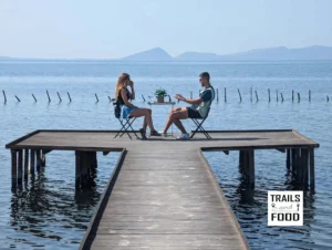 Η προβλήτα στην παραλία της Τουρλίδας.