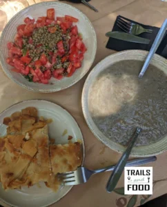 Pastries and lentils at the island of Lefkada